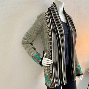 Twelfth Street by Cynthia Vincent Tribal Cardigan